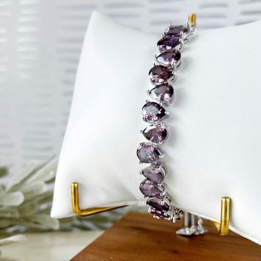 Park Lane Viola Purple Impression Tennis Bracelet